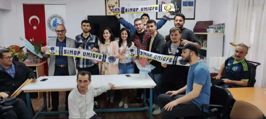 TSD Sinop Şubesine  “Engelsiz Etüt Engelsiz Eğitim” Sosyal Sorumluluk Projesi Kapsamında Üniversite Öğrencilerinden Ziyaret!