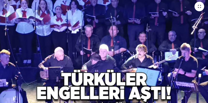 3 Aralık Dünya Engelliler Günü Kapsamında TSD Zonguldak Şubesi Türk Halk Müziği Korosu Tarafından Konser Düzenlendi!