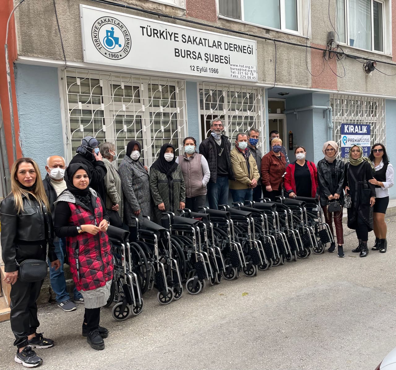 TSD BURSA ŞUBESİNDEN TEKERLEKLİ SANDALYE TESLİMİ !
