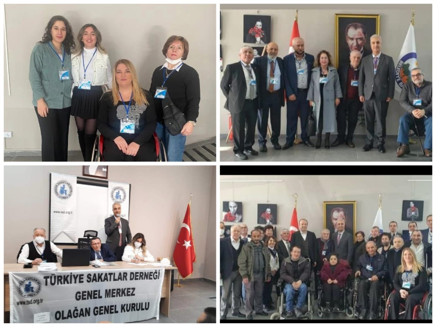 Türkiye sakatlar Derneği Genel Merkez 32.Genel kurulunu Şube başkanları ve delegelerin katılımı ile gerçekleştirildi.