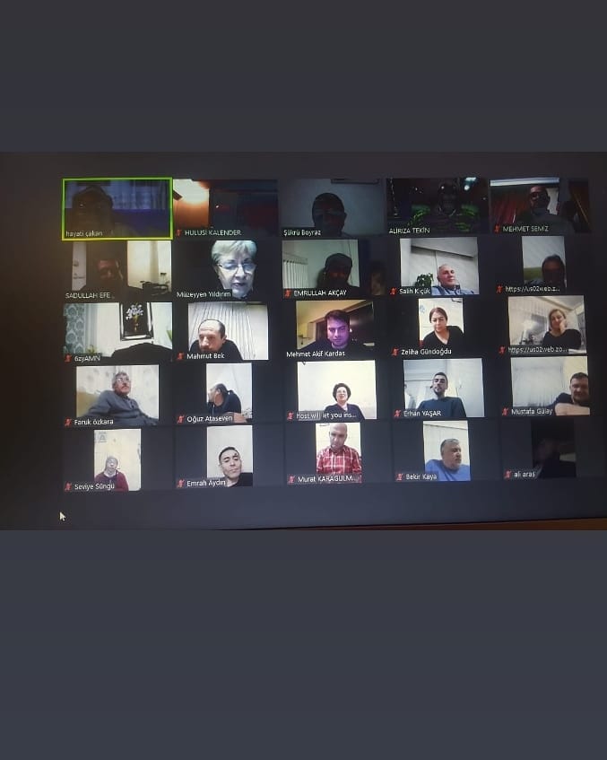 TÜRKİYE SAKATLAR DERNEĞI GENEL MERKEZİ E- TİCARET YAZILIM DA BUGÜN ILK ZOOM ÜZERİNDEN TOPLANTISINI GERÇEKLEŞTİRDİ ! 