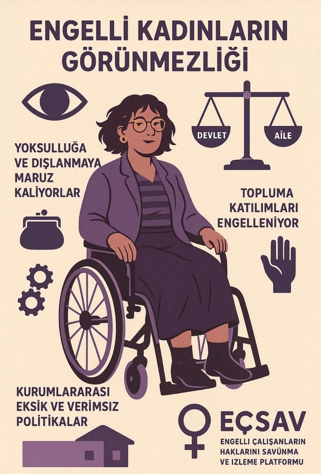 ENGELLİ KADINLARIN GÖRÜNMEZLİĞİ!