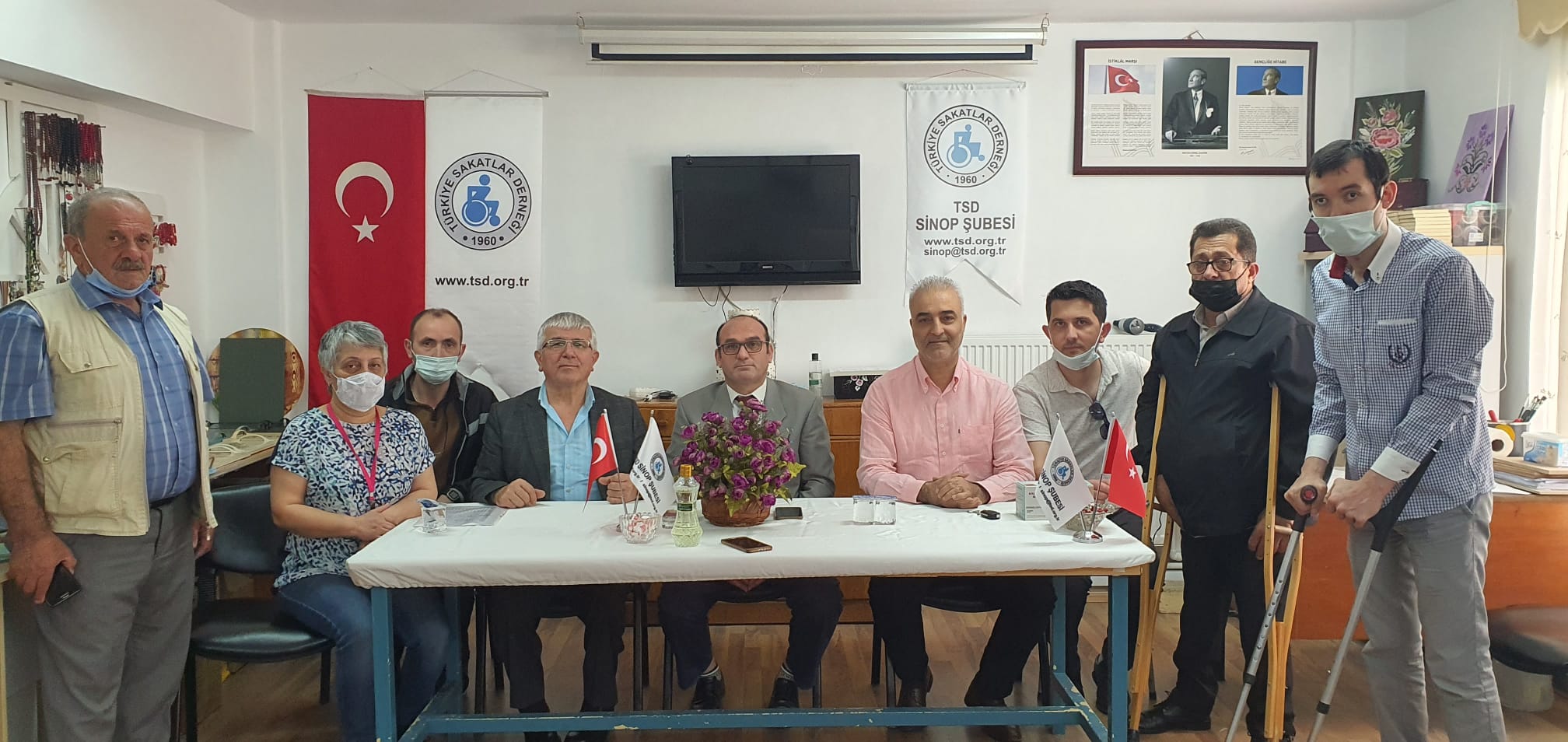 TSD GENEL BAŞKANI VE GENEL SEKRETERİ SINOP ŞUBESİNİ ZİYÂRET ETMİŞLERDİR!