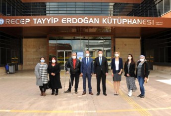 ADÜ Recep Tayyip Erdoğan Engelli Dostu Kütüphanesi tanıtıldı
